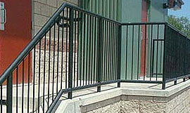 Longmont industrial handrails