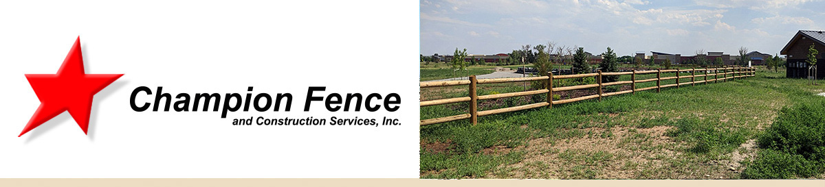Denver commercial post fence