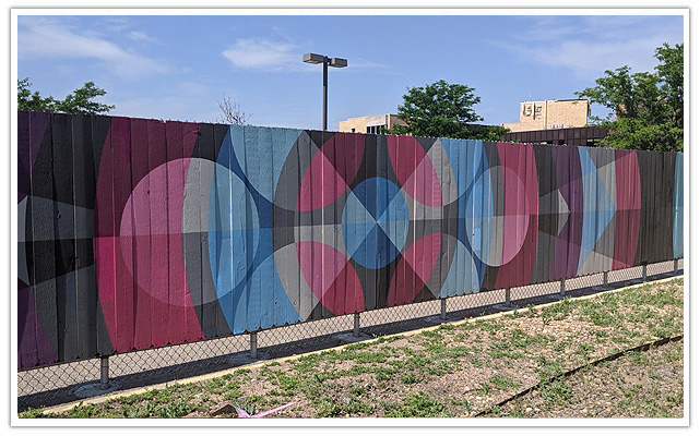 Commercial privacy fence in Arvada