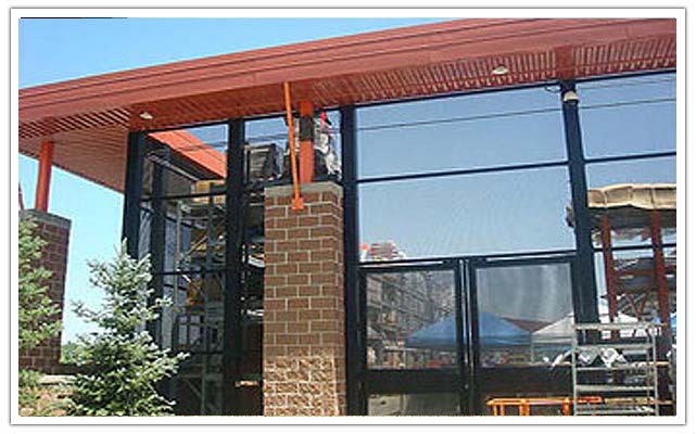 Commercial security fence in Denver