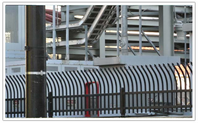 Commercial security fence in Denver